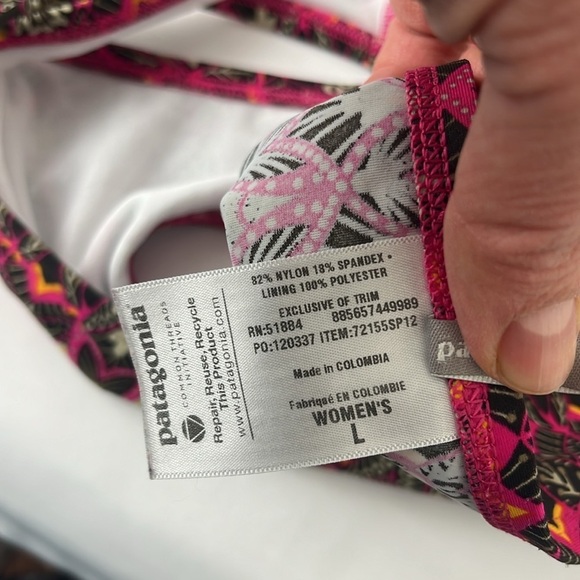 Patagonia Pink and Yellow Swim Bottoms - Picture 8 of 8